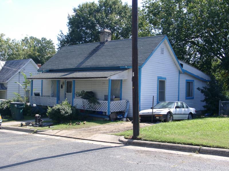 Streetview image of a one-story white house at 510 Gray Avenue