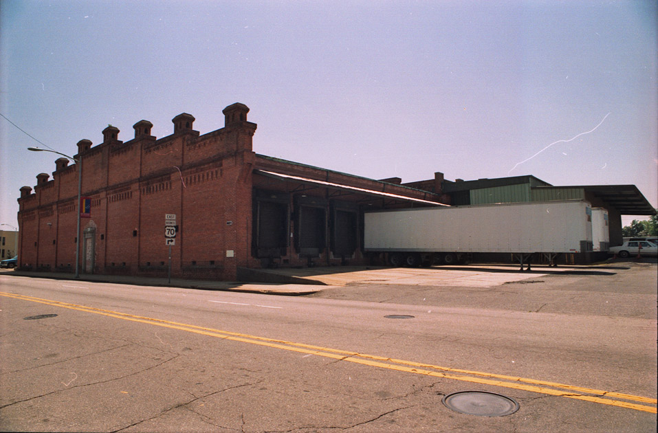 The Walker warehouse, looking southeast, 1980s