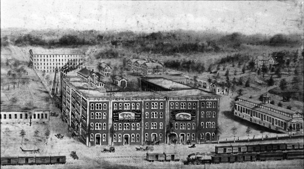 North Carolina Durham 8/" x 10/" Taking tobacco into warehouse