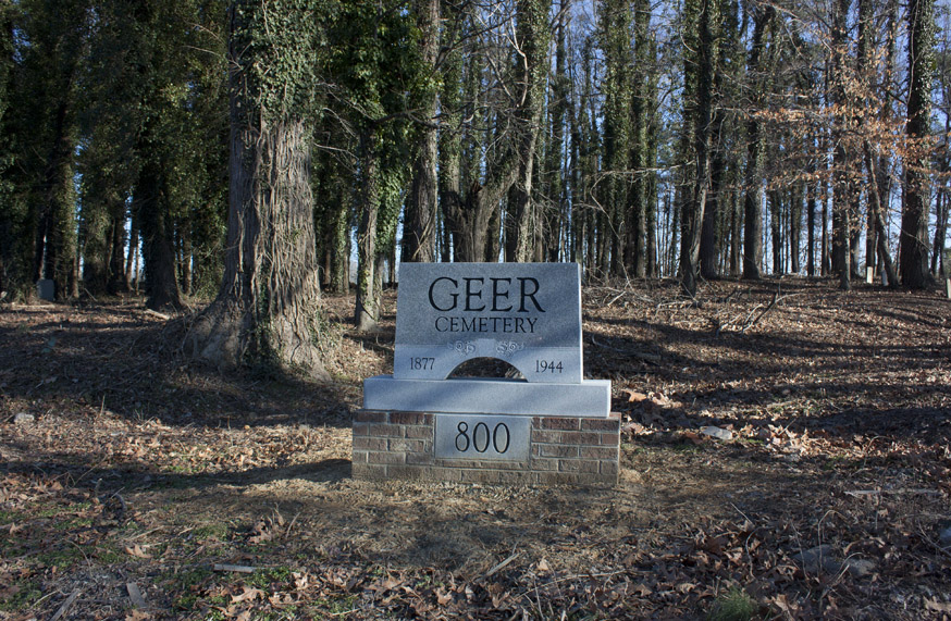 GEER CEMETERY Open Durham 