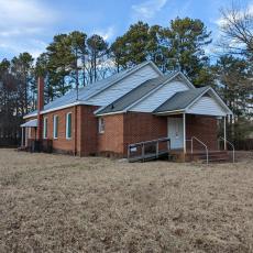 Eno Primitive Baptist Church, January 2023.