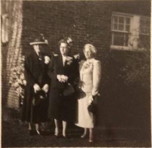That picture shows (left to right) Bud's mother, Señora Carden Davis, Bud's sister, Stella Davis Black, and Thelma Martin Davis