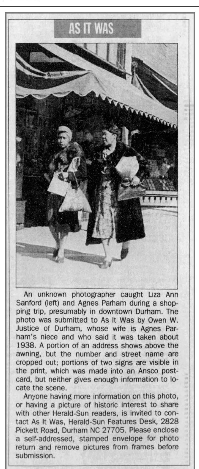 Agnes Parham Shopping