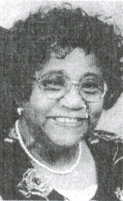 A portrait picture of Elizabeth H. Burroughs Vereen from her obituary (2001).
