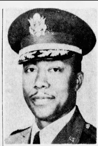 A portrait photo of Harvey Williams, Sr., taken after he was promoted to lieutenant colonel in the U.S. Army - September 13, 1966.