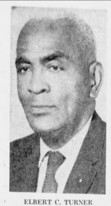A portrait photo of Elbert C. Turner (The Herald-Sun) - February 5, 1970.