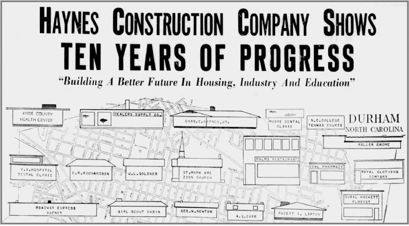 List/photo of buildings built by the Haynes Construction Company