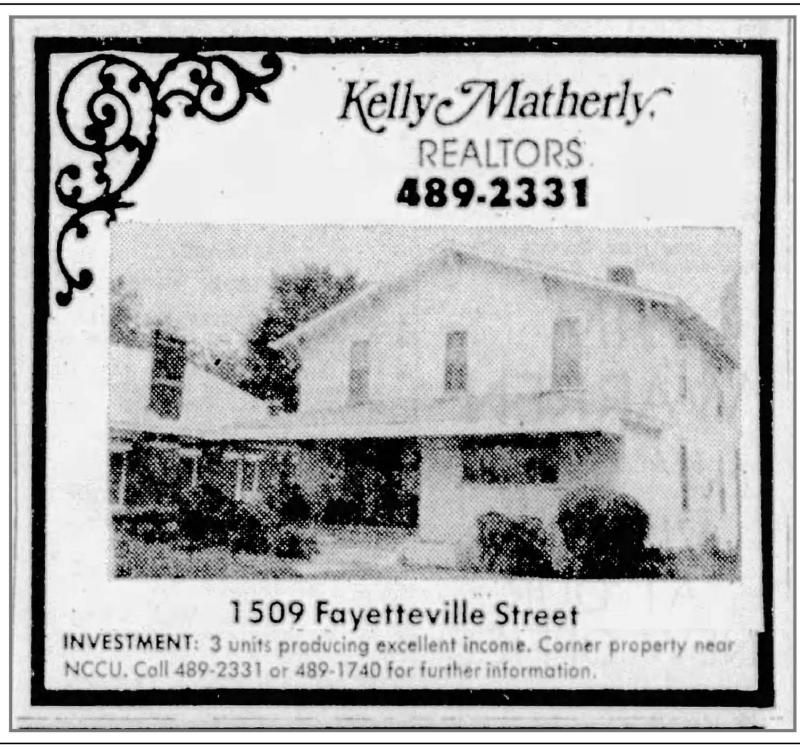 1509 Fayetteville-1977