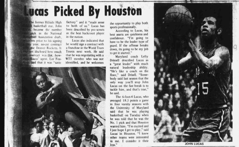 Lucas Picked By Houston 