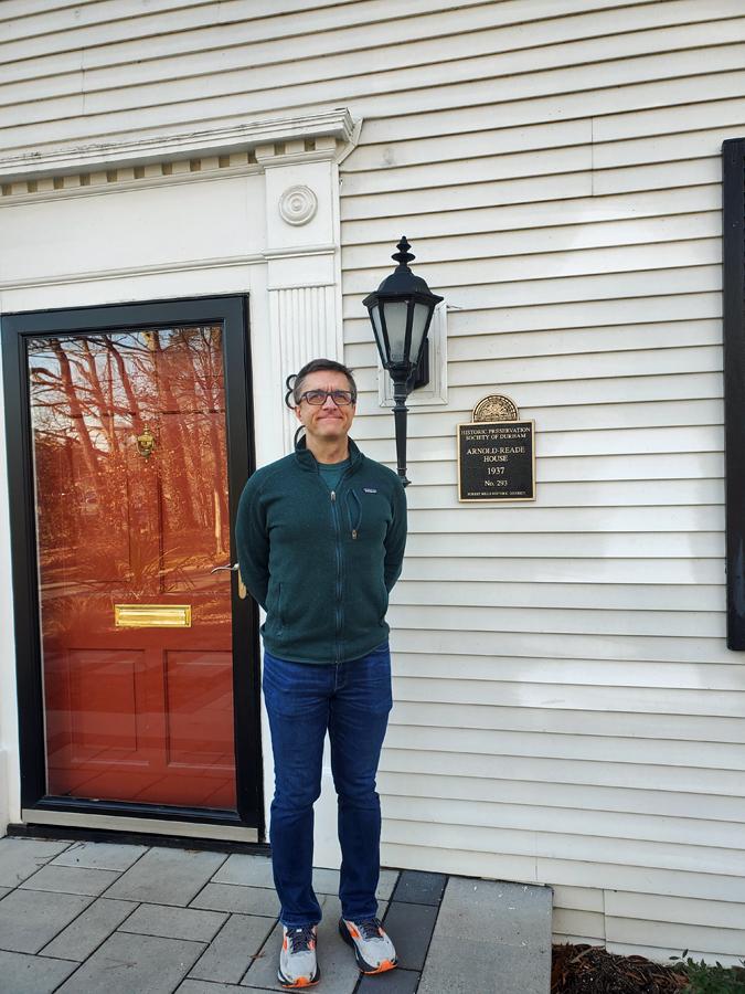 Picture of Preservation Durham Plaque on the Arnold-Reade House