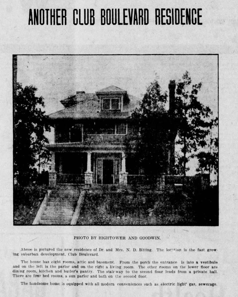 2105 W. Club Blvd. - built 1916