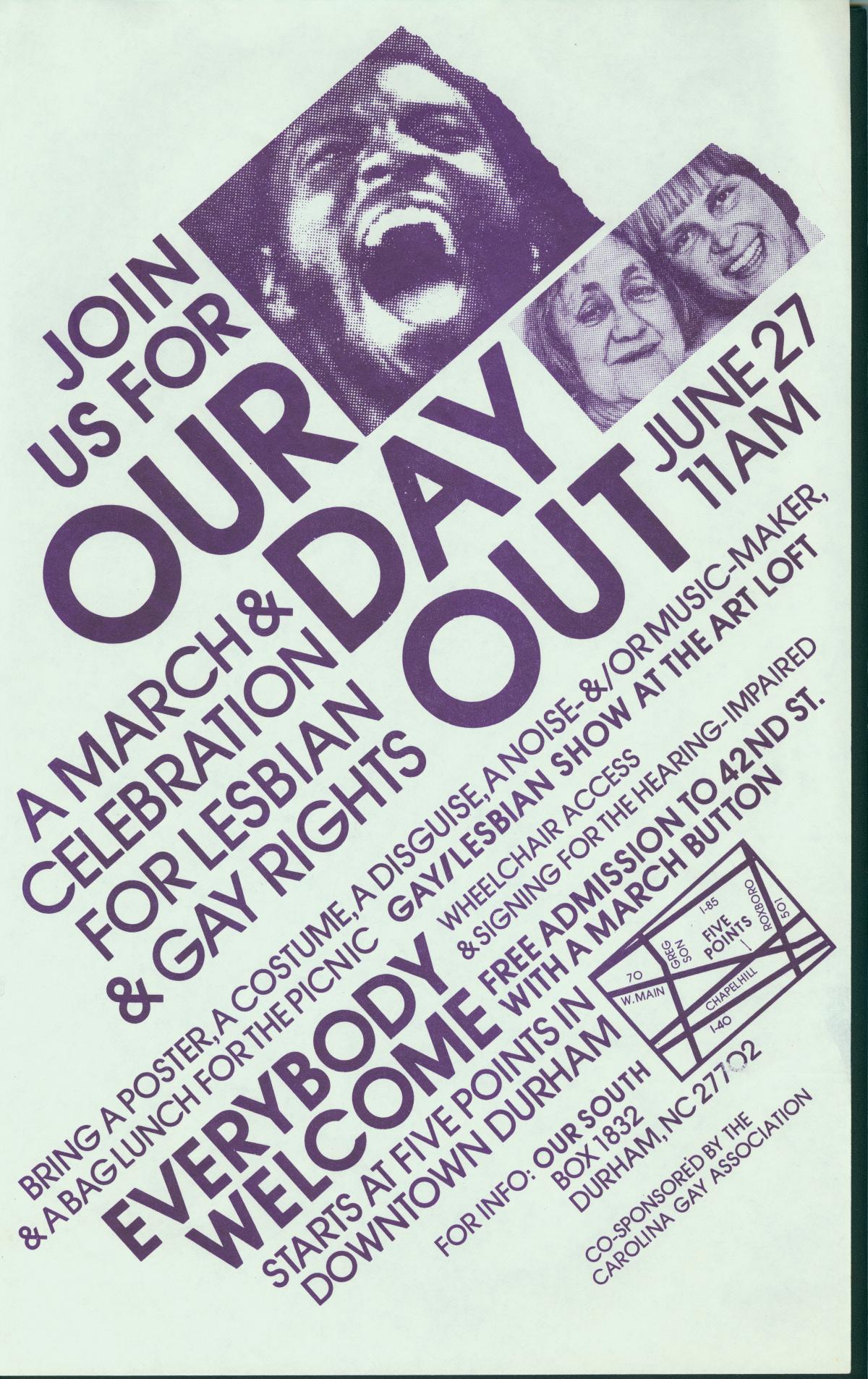 Our Day Out Protest/March Poster, 1981
