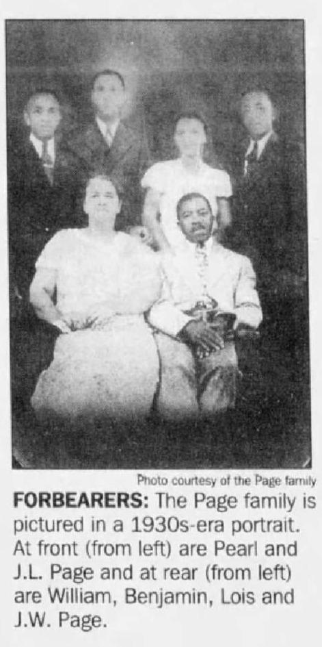 J.L. and Pearl Page Family