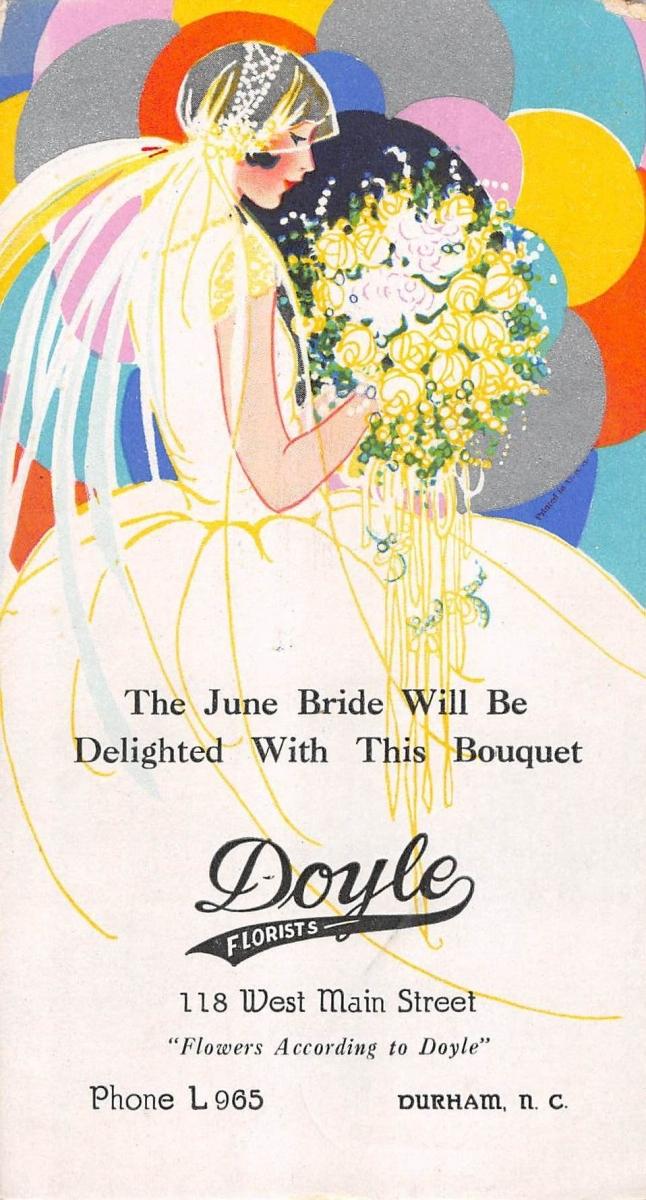 Doyle Florists Card (Courtest Mary Andersen)