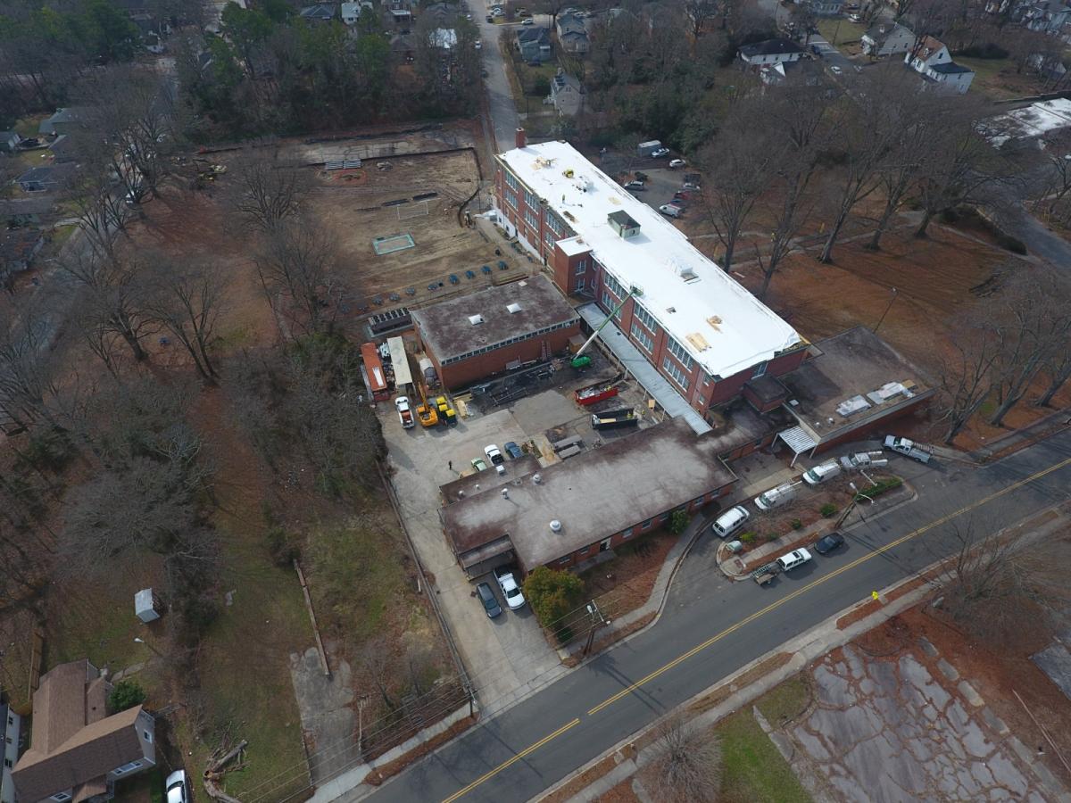 WG PEARSON SCHOOL CONSTRUCTION 2018 AERIAL