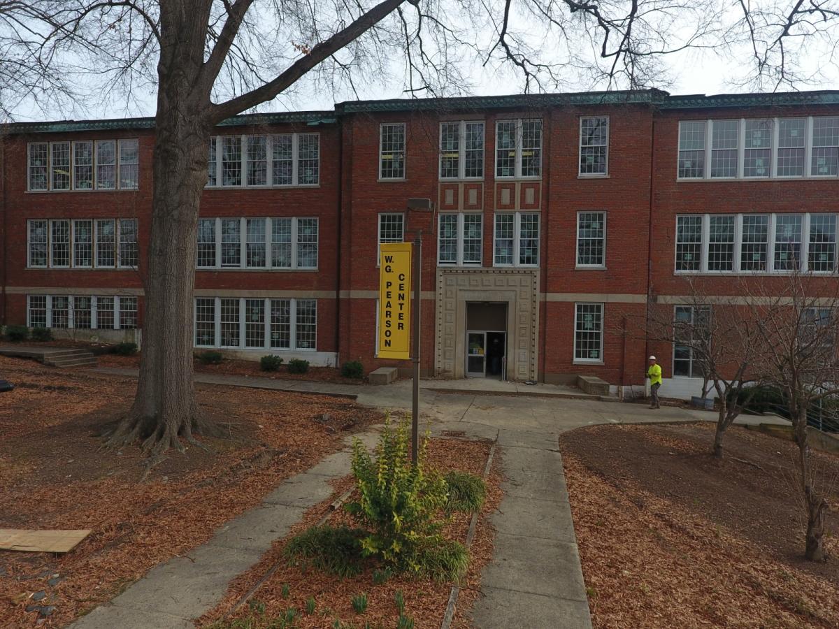 WG PEARSON SCHOOL CONSTRUCTION 2018 ENTRANCE