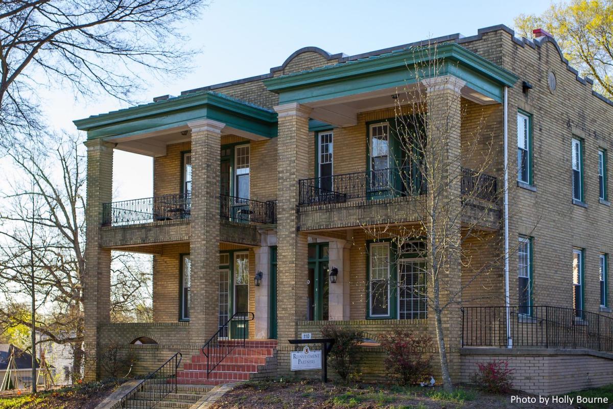 Reinvestment Partners renovated this 1928 four-unit apartment building in 2006, converting it into office space for the nonprofit.