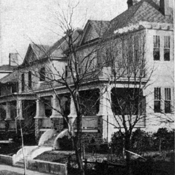 Houses along Gloria Avenue, 1926