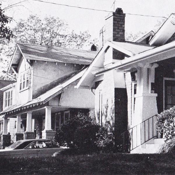 College Heights streetscape, c.1980