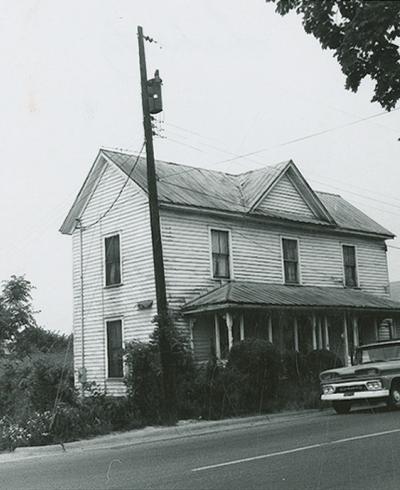 Photo of 608 Liberty from Durham Urban Renewal Records, May 1965.