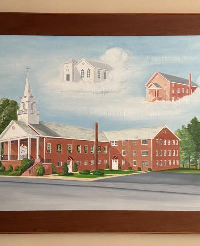 Gorman Baptist Church (painted 1966)