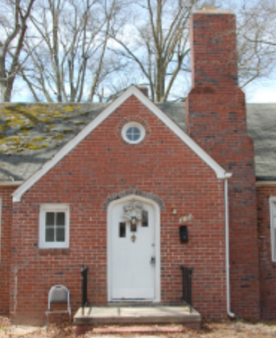 Front view of 315 N Maple; 2020, facing west